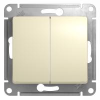 Механизм Systeme Electric (ранее Schneider Electric) серии Glossa (цвет бежевый) выключателя 2-клавишного подходит для сетей 250 В, на ток 10 А.
- Двухклавишный выключатель позволяет управлять двумя источниками света с одной точки.
- Выполнен из материала