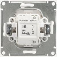 Механизм Systeme Electric (ранее Schneider Electric) W59 (цвет белый) выключателя 1-клавишного подходит для сетей 250 В, на ток до 10 А.
- Серебряные контактные группы выключателей обеспечивают надёжный электрический контакт и пожаробезопасность.
- Корпус