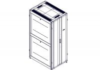 Монтажный шкаф Systeme Electric, серия Uniprom, 42U-750/1070, боковые панели 4шт, черный