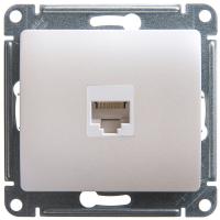 Механизм Systeme Electric (ранее Schneider Electric) серии Glossa (цвет перламутр) розетки компьютерной с разъёмом RJ45 категория 5е предназначен для удобного и быстрого подключения вашего компьютера к компьютерной сети.
- Выполнен из материала PС+ASA, ст