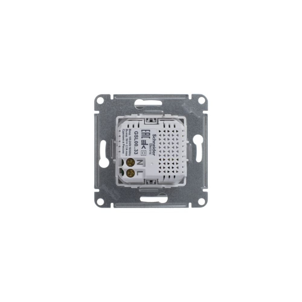 GSL000133 GLOSSA USB РОЗЕТКА A+A, 5В/2,1 А, 2х5В/1,05 А, механизм, БЕЛЫЙ