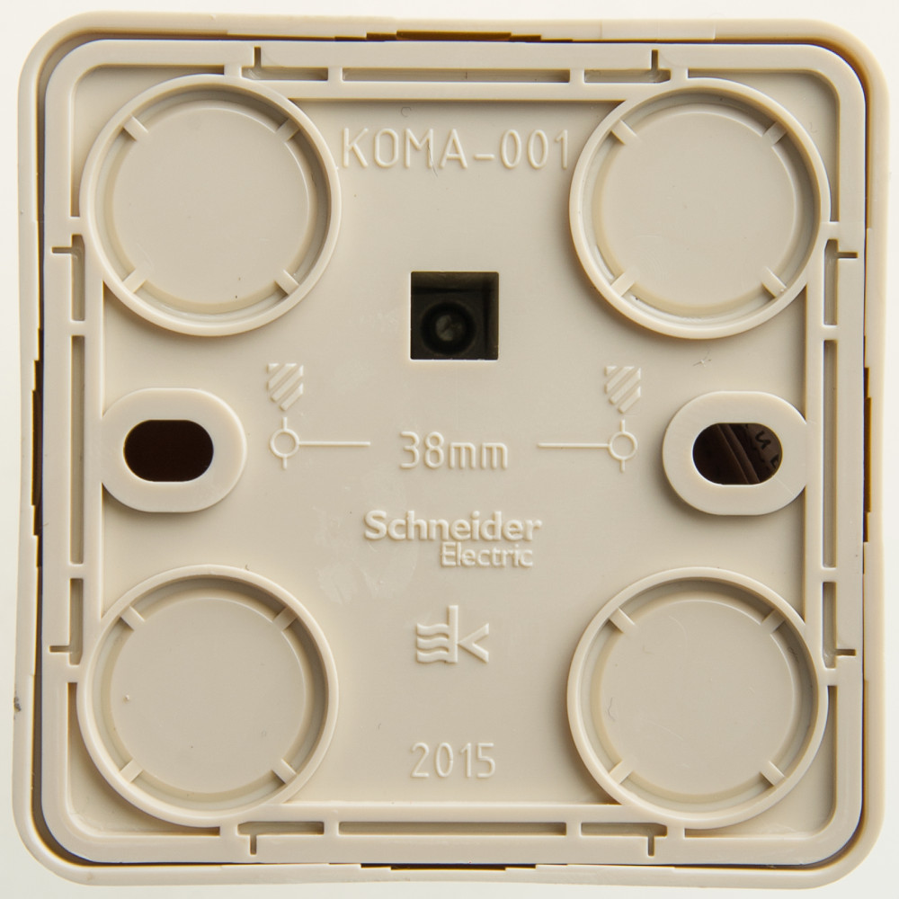 KOMA-001K ЭТЮД О/У компьютерная РОЗЕТКА RJ45 кат.5е, КРЕМОВЫЙ, Россия