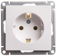 Механизм Systeme Electric (ранее Schneider Electric) W59 (цвет белый) розеткис заземлением без шторок подходит для сетей 250 В, на ток 16 А.
- Заземляющий контакт обеспечивает дополнительную защиту от удара электрическим током. При наличии заземления элек