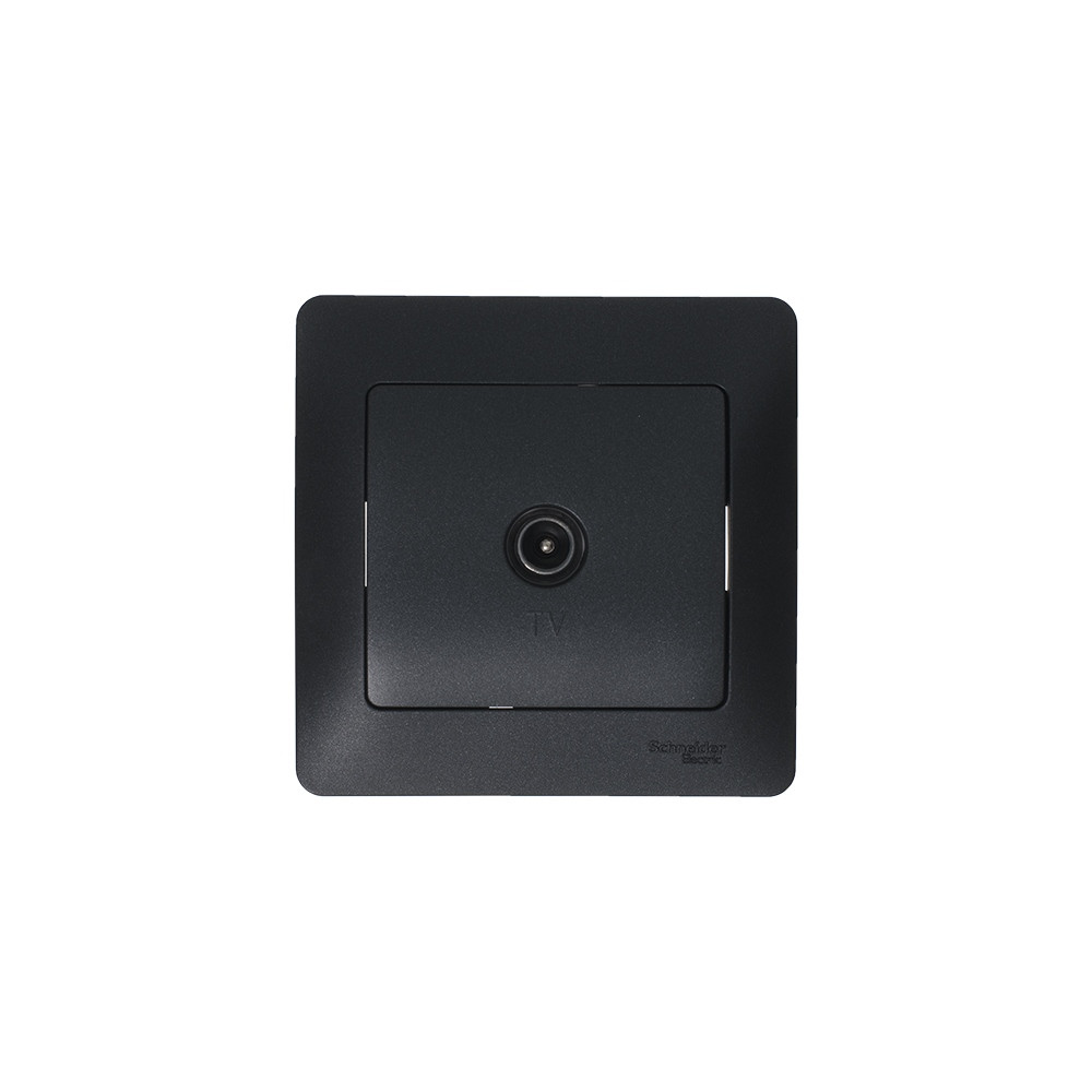 GSL000791 GLOSSA TV РОЗЕТКА оконечная 1DB, АНТРАЦИТ
