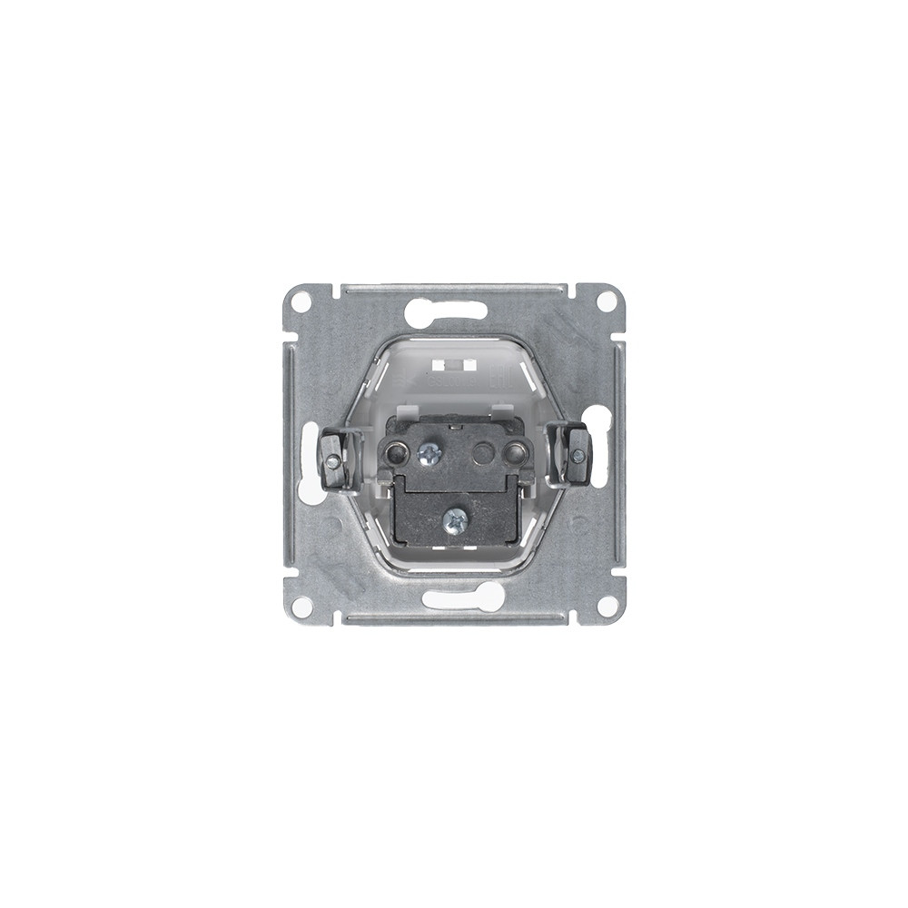 GSL000791 GLOSSA TV РОЗЕТКА оконечная 1DB, АНТРАЦИТ