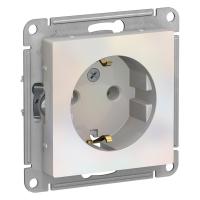 Механизм Systeme Electric (ранее Schneider Electric) серии AtlasDesign в цвете жемчуг розетки одинарной с заземлением и без шторок подходит для сетей 250 В, на ток 16 А.
- Заземляющий контакт обеспечивает дополнительную защиту от удара электрическим током
