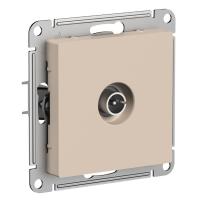 Механизм Systeme Electric (ранее Schneider Electric) серии AtlasDesign в цвете ПЕСОЧНЫЙ розетки TV оконечной 1DB предназначен для подключения телевизора к телевизионной сети.- Лицевые детали из качественного ABS-пластика, устойчивого к царапинам и УФ-изл