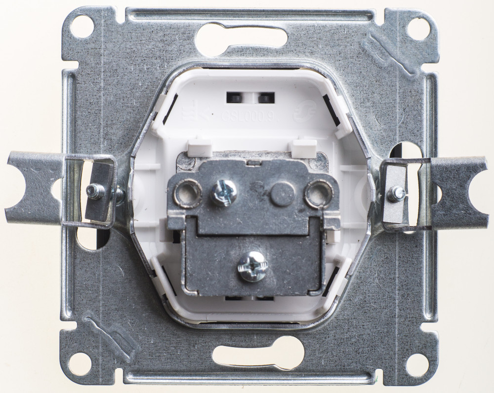 GSL000891 GLOSSA TV РОЗЕТКА одиночная 1DB, ШОКОЛАД