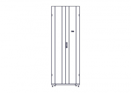 UR3387 Шкаф Systeme Electric, серия Uniprom, 48U-800/1200, боковые панели 4шт, черный