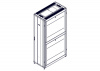 UR3307 Шкаф Systeme Electric, серия Uniprom, 48U-600/1200, боковые панели 4шт, черный