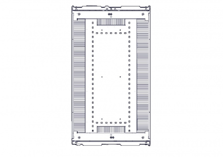 UR3100 Шкаф Systeme Electric, серия Uniprom, 42U-600/1070, боковые панели 4шт, черный