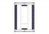 UR3387 Шкаф Systeme Electric, серия Uniprom, 48U-800/1200, боковые панели 4шт, черный