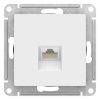 ATN001383 ATLASDESIGN РОЗЕТКА компьютерная RJ45, кат. 5Е, механизм, ЛОТОС