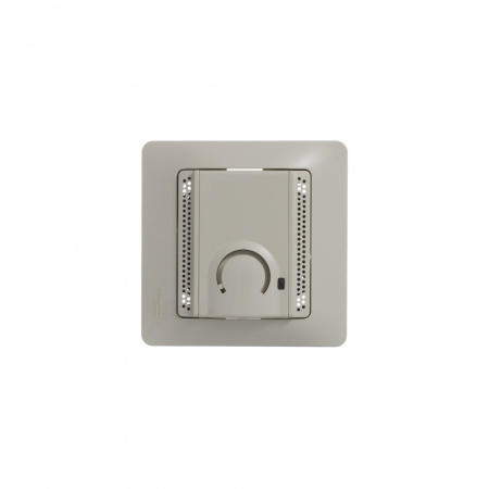 GSL000238 GLOSSA ТЕРМОСТАТ электр.теплого пола с датчиком,от+5до+50°C,10A, БЕЖЕВЫЙ