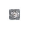 GSL000181K GLOSSA РОЗЕТКА компьютерная RJ45 кат.5Е, механизм, БЕЛЫЙ
