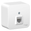 BLNIA045001 BLANCA О/У РОЗЕТКА компьютерная RJ45, кат.5E, ИЗОЛ.ПЛ.,БЕЛЫЙ