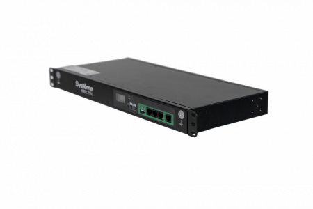 UP7821 Блок расределения питания (БРП) Uniprom, с мониторингом, 1U, 240В, 1Ф, 16A, 10xC13 2xC19, 2м, IEC320 C20