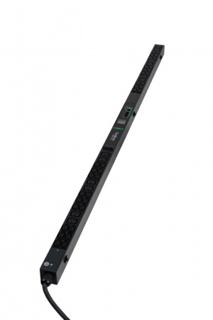 UP8853 Блок расределения питания (БРП) Uniprom, с мониторингом, 0U, 240В, 1Ф, 32A, 36xC13 12xC19, 3м кабель, IEC309