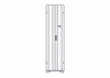 UR3307 Шкаф Systeme Electric, серия Uniprom, 48U-600/1200, боковые панели 4шт, черный