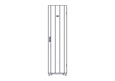 UR3307 Шкаф Systeme Electric, серия Uniprom, 48U-600/1200, боковые панели 4шт, черный