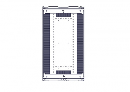 UR3107 Шкаф Systeme Electric, серия Uniprom, 48U-600/1070, боковые панели 4шт, черный