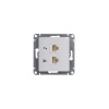 GSL000185 GLOSSA РОЗЕТКА двойная RJ11+RJ45, кат.5Е, механизм, БЕЛЫЙ
